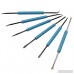 SELUXU 6pcs Outil de réparation de pincettes à dessouder Ensemble de Soudure à souder des Kits Anti-statiques Blue B07HK53JSB